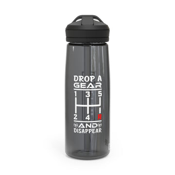 Drop A Gear And Disappear Water Bottle, 20oz\25oz